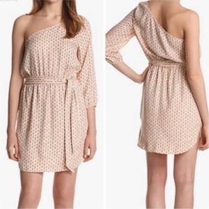 BCBGeneration One Shoulder Long Sleeve Dress Size M